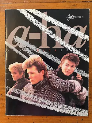 A-HA World Tour 86-87 Concert Program (1986) 28 Pages 11 X14  Morten Harket • $18.99