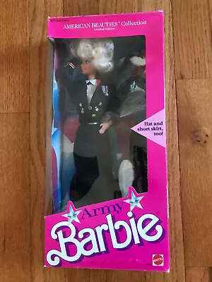 NIB Vintage Army 1989 Barbie Doll By Mattel Military - 3966 • $9.99