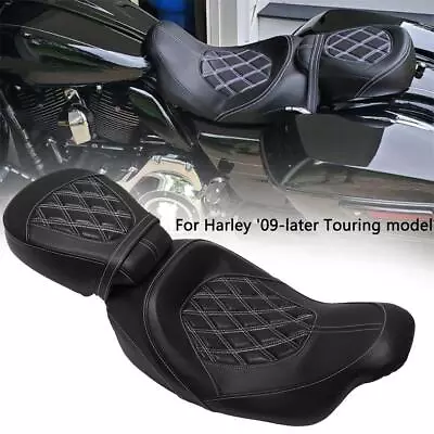 Seat Universal Part Motorcycle Driver Passenger For Harley Touring 2009-2023 US • $149.99