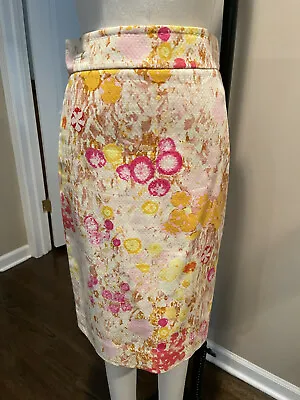 J.CREW Sunshine Peony Pencil Skirt - Sz 0 - NWT • $22.99