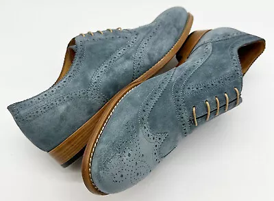 Paul Smith Velvet Blue  Formal Leather / Suede Shoes Brand New Boxed Sz:uk8 Eu42 • £225