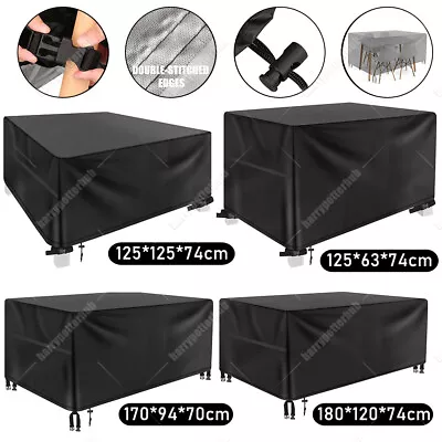 £9.59 • Buy Waterproof Garden Patio Furniture Cover Outdoor Rattan Table Cube Seat Covers UK