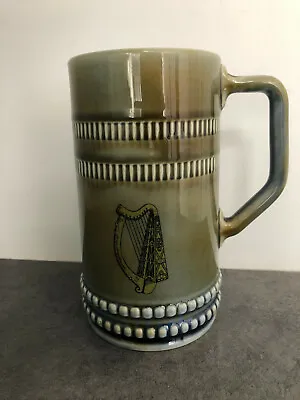  Vintage WADE Irish Porcelain Pint Tankard With Harp • £9.85