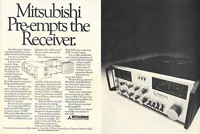 Vintage Mitsubishi DA-C20 Receiver Ad - High Fidelity 04/1978 • $6.99
