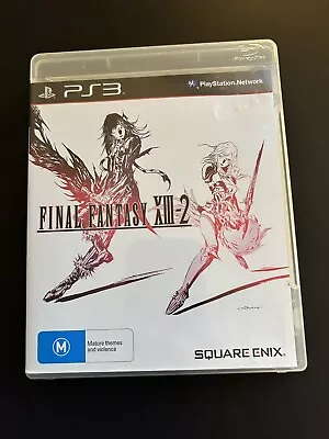 FINAL FANTASY XIII-2 +MANUAL PLAYSTATION 3 Cleaned & Tested • $22.50