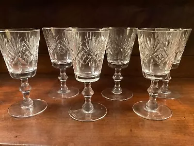 Edinburgh Crystal 'Embassy' Wine Glasses X 6 - Boxed • £35