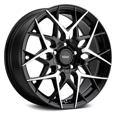 Voxx PASO Wheels 18x8 (45 5x112 72.56) Black Rims Set Of 4 • $818.32