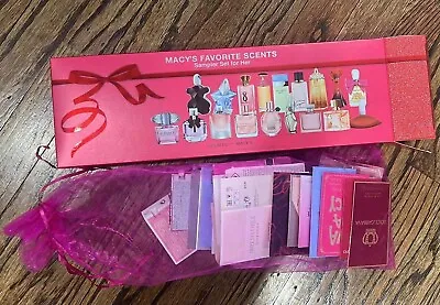 Macy's Holiday 18-Pc. Favorite Scents Sampler Discovery Set For Her! New #B0-2 • $54.99
