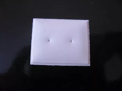 Earring Puff Pad Display Cards Jewellery Holder White - With Holes Or Plain Pad • £2.50