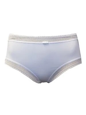 LADIES EX Marks & Spencer WHITE LACE TRIM MIDI BRIEF KNICKERS M&S UNDERWEAR 6-28 • £3