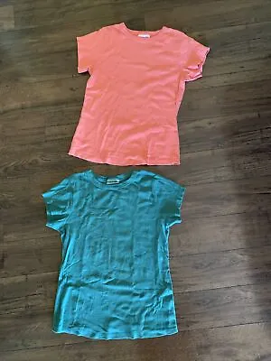 Lot 2 Michael Stars Maternity Short Sleeve Shirts Size XS/ Small • $25