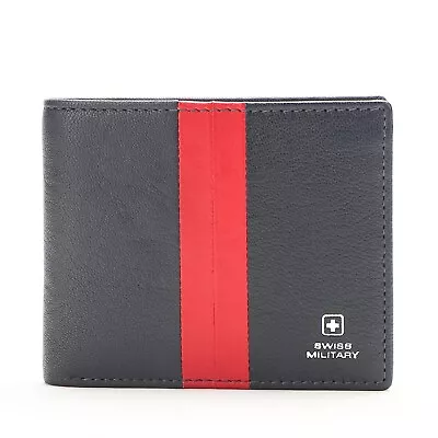 Swiss Military Dario Mens Wallet - Genuine Leather Wallet For Men - Bifold Purse • $44.40