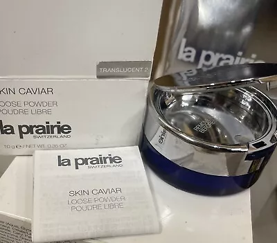 La Prairie Skin Caviar Loose Powder 0.35 Oz Sealed No Powder Puff-Translucent 2 • $69.95