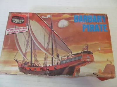 Life-Like Hobby Kits Barbary Pirate Ship With Billowing Molded Sails NO MANUAL • $12.95