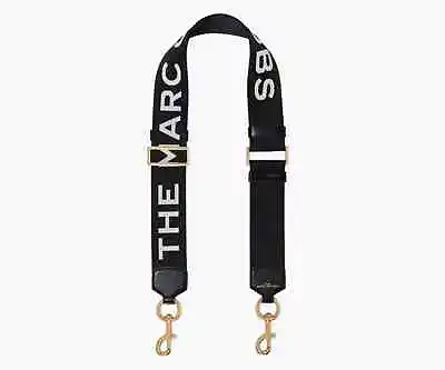 Marc Jacobs The Logo Webbing Dot Snapshot Strap Black/Gold • $60