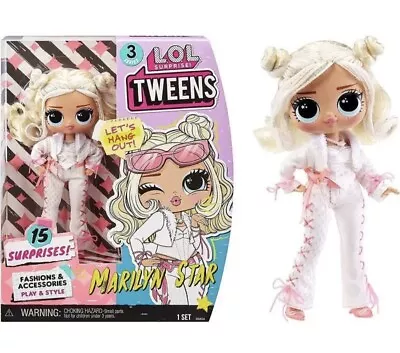 LOL Surprise Tweens Series 3 Fashion Doll Marilyn Star With 15 Surprises Play • £26.99