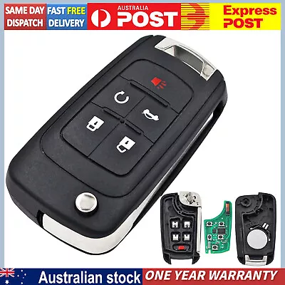 Remote Complete Key FOR HOLDEN 5 Button COMMODORE VF 2013-2017 FOB Transponder • $29.89