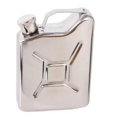 Hip Flask 5oz Stainless Steel Oil Can Wine Whiskey Liquor Alcohol Bottle Gift  • $17.99