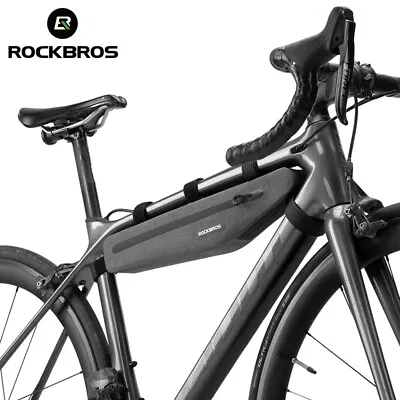 ROCKBROS Cycling Top Tube Bag Bike Frame Bag Waterproof MTB Bike Triangle Bag • $23.99