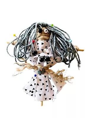 Voodoo Doll Spellwork Witchcraft Hoodoo Rituals Black 7 Color Pins • $12.59