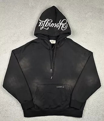 YoungLA Men's Oversized Phantom Black Wash Hoodie Size XL • $25