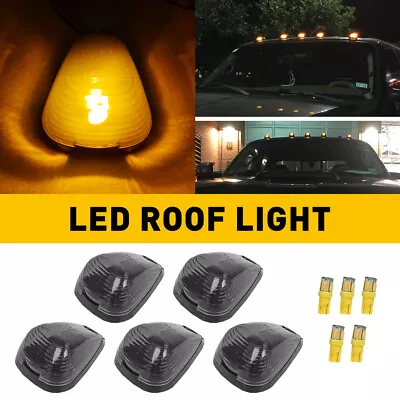 For Ford F-250 F-350 Smoked Lens Roof Top Cab Amber Running Lights DRL LED 5Pcs • $22.99