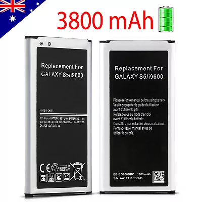 For Samsung Galaxy S5 Battery Replacement G900F G900i 3800mAh I9600 OZ • $11.95