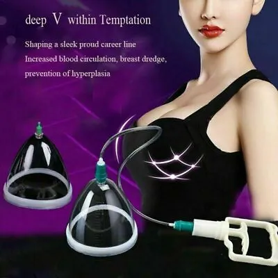 $23.23 • Buy Breast Buttocks Hip Enhancement Pump Ladies Vacuum Suction Women Body Massager