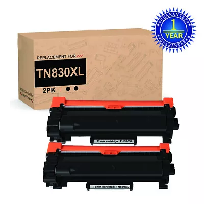 2x Compatible TN830XL Toner Cartridge For Brother TN830 XL DCP-L2640DW HL-L2405W • $95.39