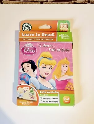 LeapFrog LeapReader Junior / Tag Book: Disney Princess A Heart Full Of Love • £6