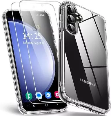 Case For Samsung Galaxy A34 A54 A25 A05 Clear Silicone Shockproof Phone Cover • $9.33