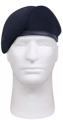 Rothco G.I. Type Inspection Ready Beret - Midnight Navy Blue Military Beret • $19.99