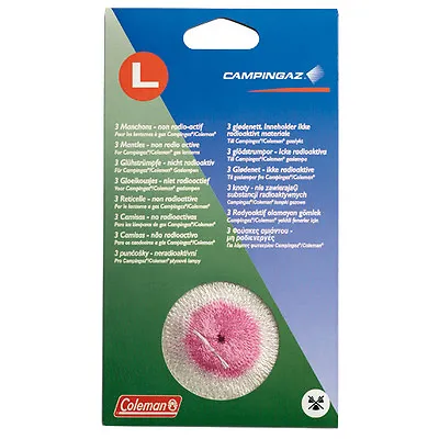 Campingaz Coleman Replacement Mantles Large (3 Pack) For Gas Lantern / Light • £14.49