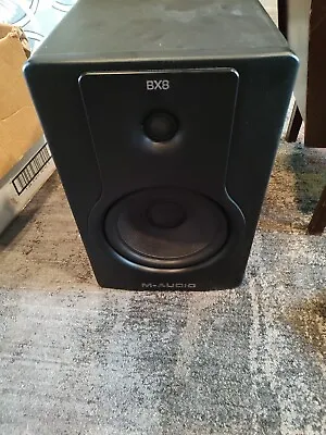PAIR M-Audio BX8 D2 POWDERED Studio Monitor Speaker Black - Works Great • $249.99