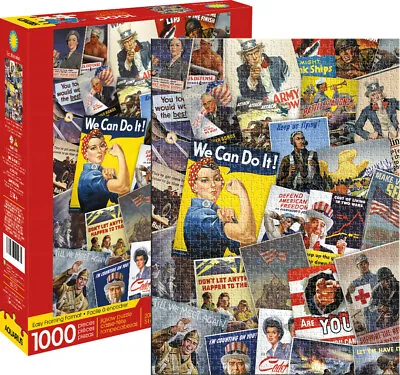 Smithsonian War Posters 1000 Piece Jigsaw Puzzle 710mm X 510mm (nm)  REDUCED!! • £13.49