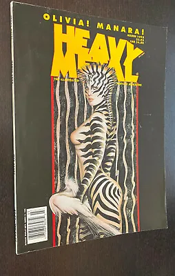 HEAVY METAL MAGAZINE (Humanoids Comcis) -- March 1995 -- Milo Manara -- VF • $6.39