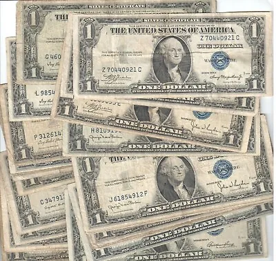 🔥 $1 1935 Silver Certificate Dollar Bill Blue Seal VG-VF Wheat Cents Bonus W/2+ • $4.69