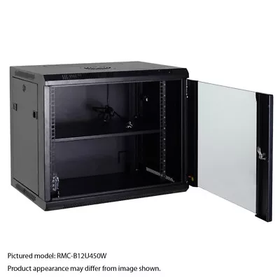 VIP Vision 6RU 450mm Wall-Mount Data Cabinet RMC-B6U450W2 • $240.19