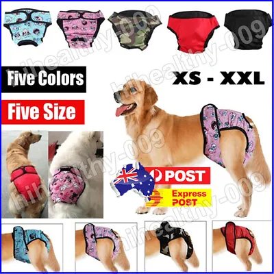 $11.83 • Buy Washable Female Pet Dog Cat Nappy Diaper Physiological Pants Panties Underwear