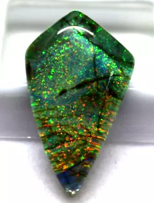 14.21 Ct Gorgeous~ Australian Colorful Opal With Blends Of Multi Tones Gemstone • $81.08
