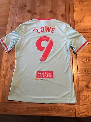 Swansea City 2020-21 Match Worn/Match Issue Football Shirt - Jamal Lowe  • £60