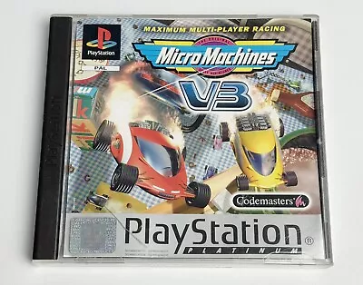 Micro Machines V3 [Platinum] - PlayStation 1 PS1 | TheGameWorld • £6.60