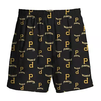 Outerstuff MLB Youth Boys Pittsburgh Pirates Team Color Printed Logo Shorts • $9.99