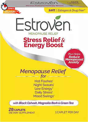 Stress Relief & Energy Boost For Menopause Relief - 28 Ct. - Clinically Proven I • $28.35