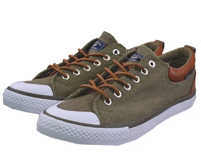 £9.99 • Buy Mens Low Top Canvas Lace Up Pumps Shoes Tokyo Laundry Trainers