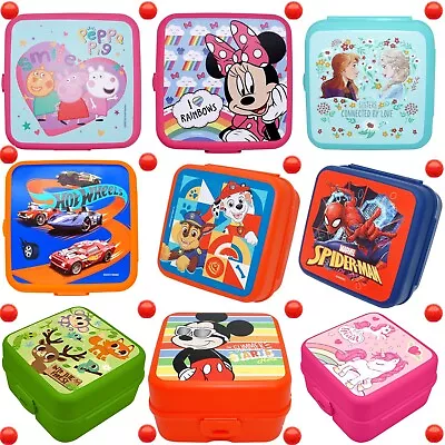 13cm 3 Compartment Lunch Box Food Container Storage Box For Unisex Kids 3+Y • £9.59