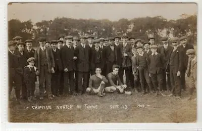 £15 • Buy CHIPPING NORTON V THAME Sept 1913: Oxfordshire Postcard (C49490)