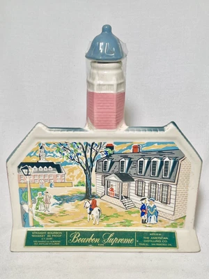 $30 • Buy American Series Williamsburg VA Whiskey Decanter 1969 Heirlooms Of Tomorrow