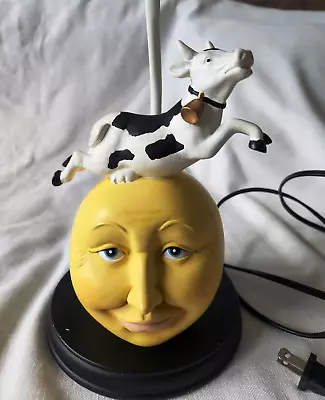 Beautiful Vintage   Cow Jumps Over The Moon   Nursery Lamp • $29
