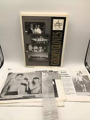 1995 67th Annual Golden Gloves Fight Card & Ad Book - Cleveland Ohio + Clipping • $50